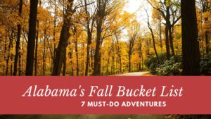alabama's fall bucket list adventures
