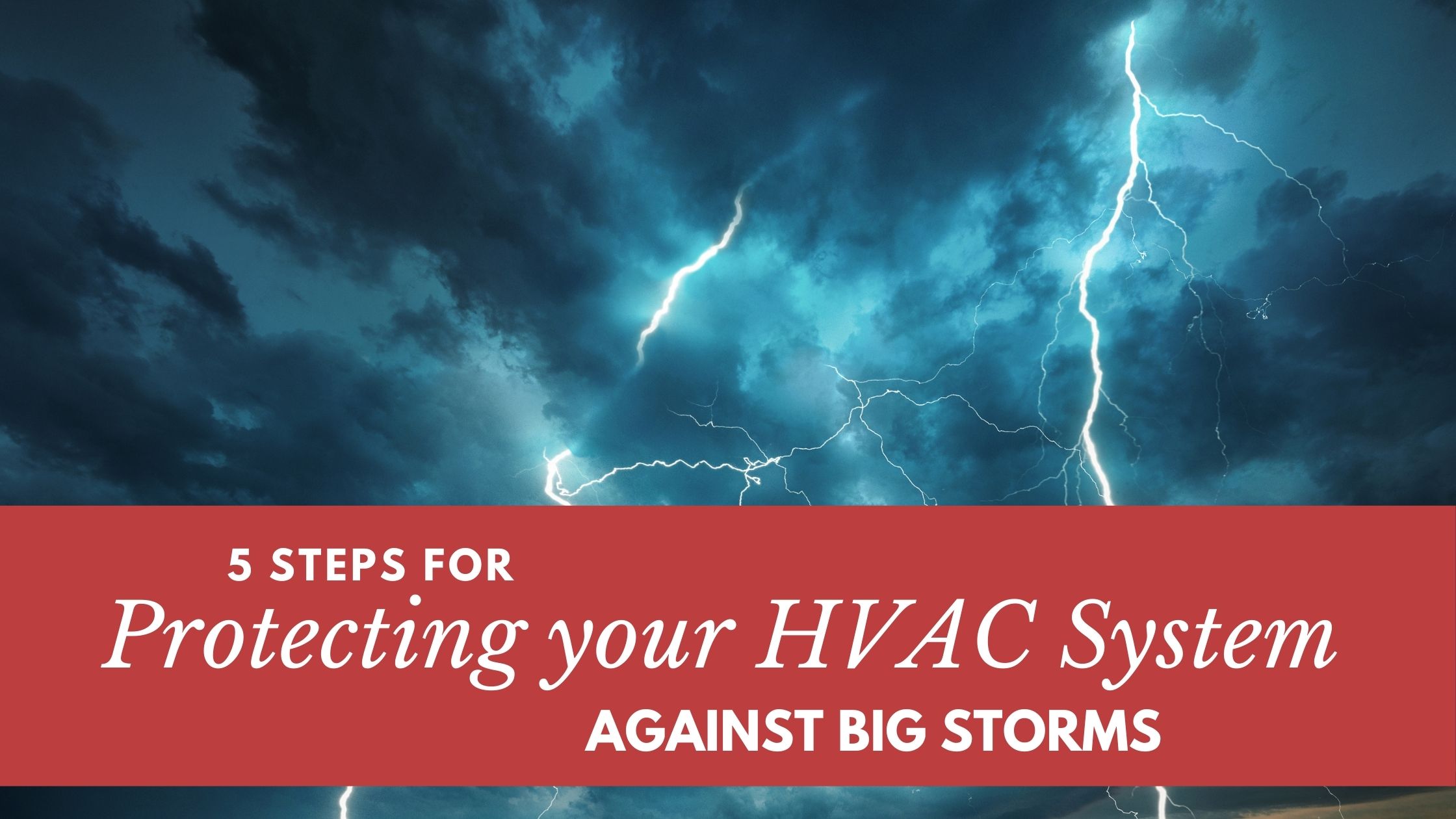 protect your HVAC system against big storms